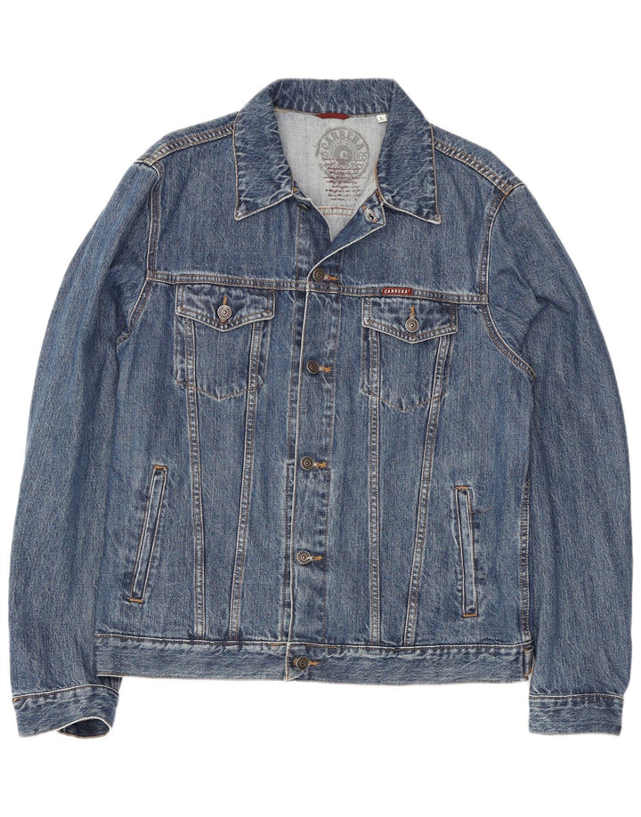 Giacca di jeans da uomo Carrera UK 40 grande blu