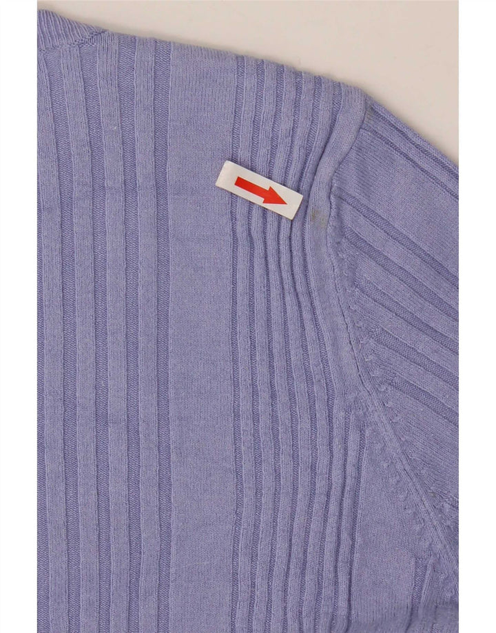 Maglione maglione girocollo a maniche corte da donna Marks & Spencer UK 14 Medium B