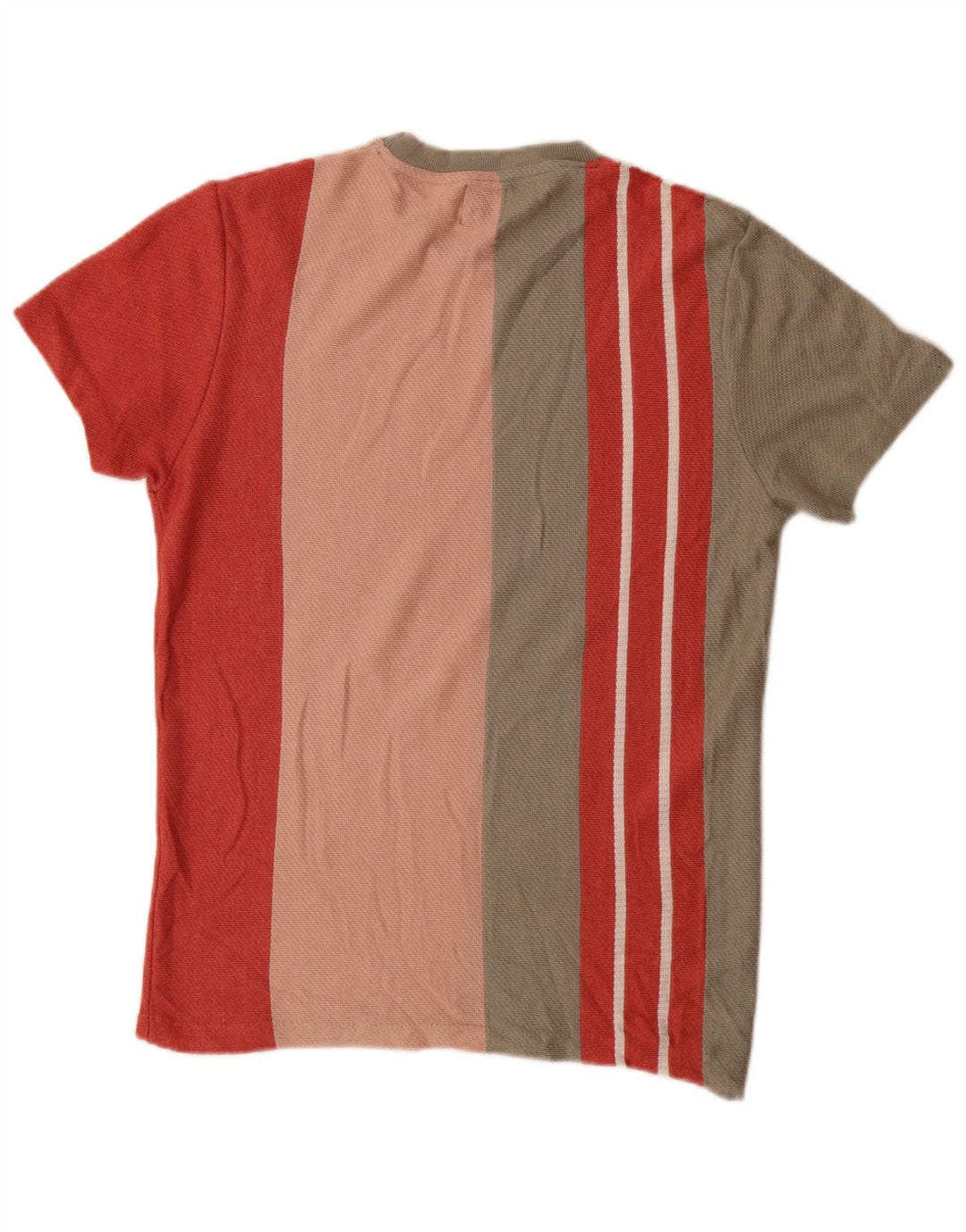 T-shirt Zara da uomo Top a righe multicolori medie