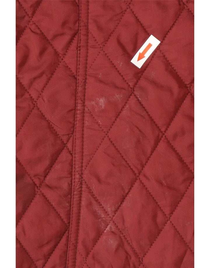 Giacca trapuntata da donna Barbour UK 8 Small Red Colourblock in poliammide
