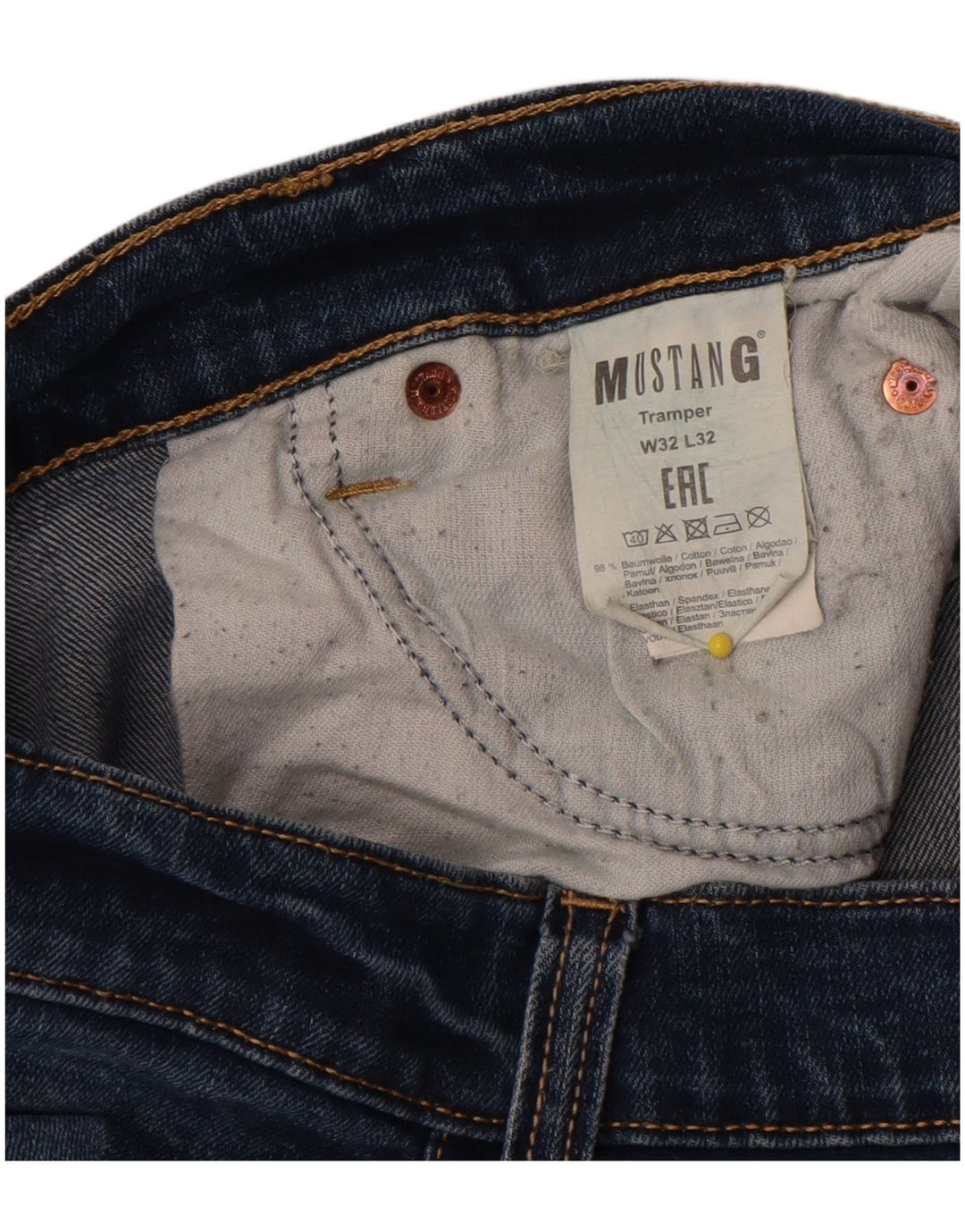 Jeans tramper slim da donna Mustang W32 L32 cotone blu