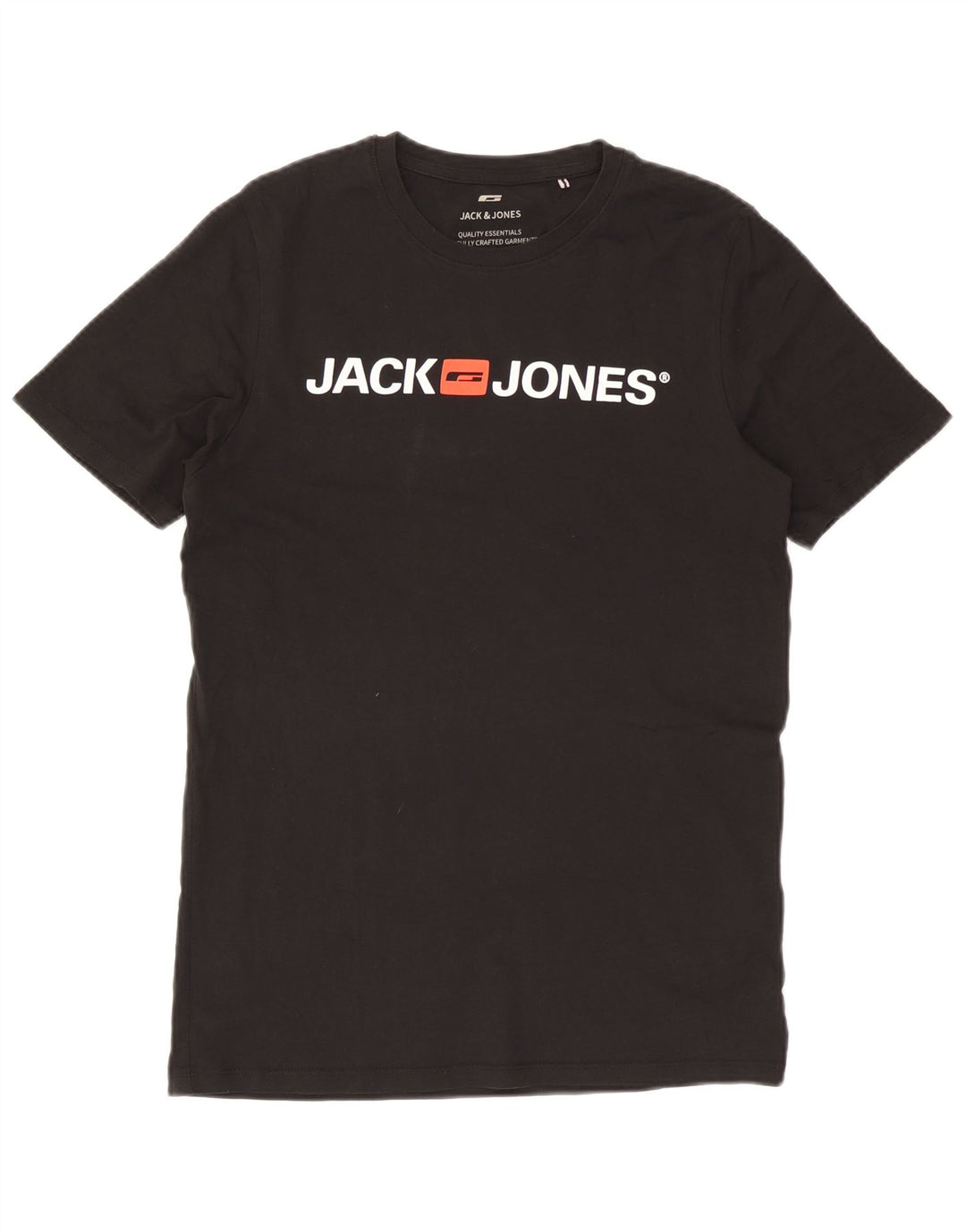 Jack & Jones T-shirt grafica da uomo grande nera