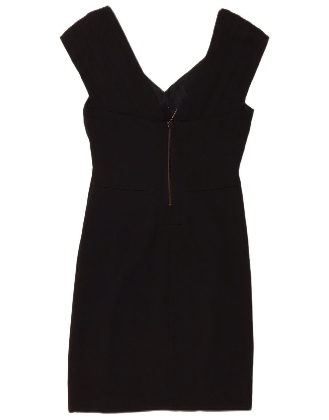 ZARA Womens Sleeveless Sheath Dress UK 12 Medium Black