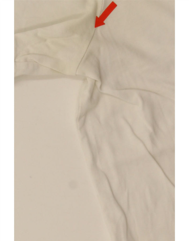 T-shirt da uomo Puma Top Large in cotone bianco