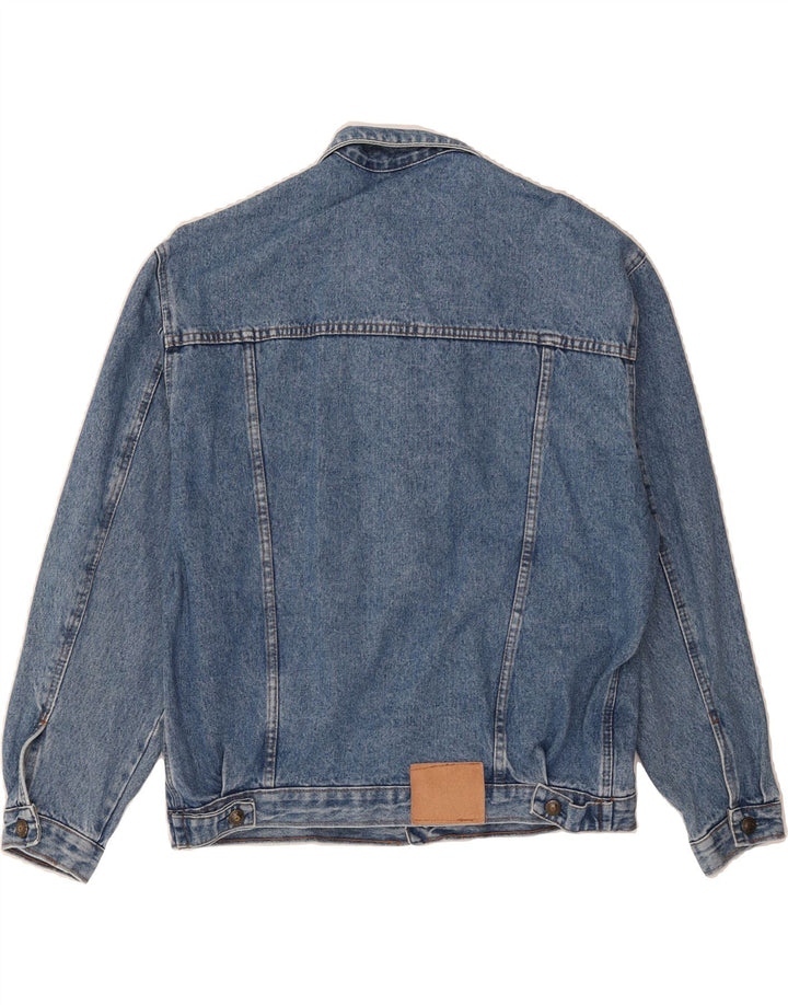 VINTAGE Mens Denim Jacket UK 40 Large Blue Cotton Vintage Vintage and Second-Hand Vintage from Messina Hembry 