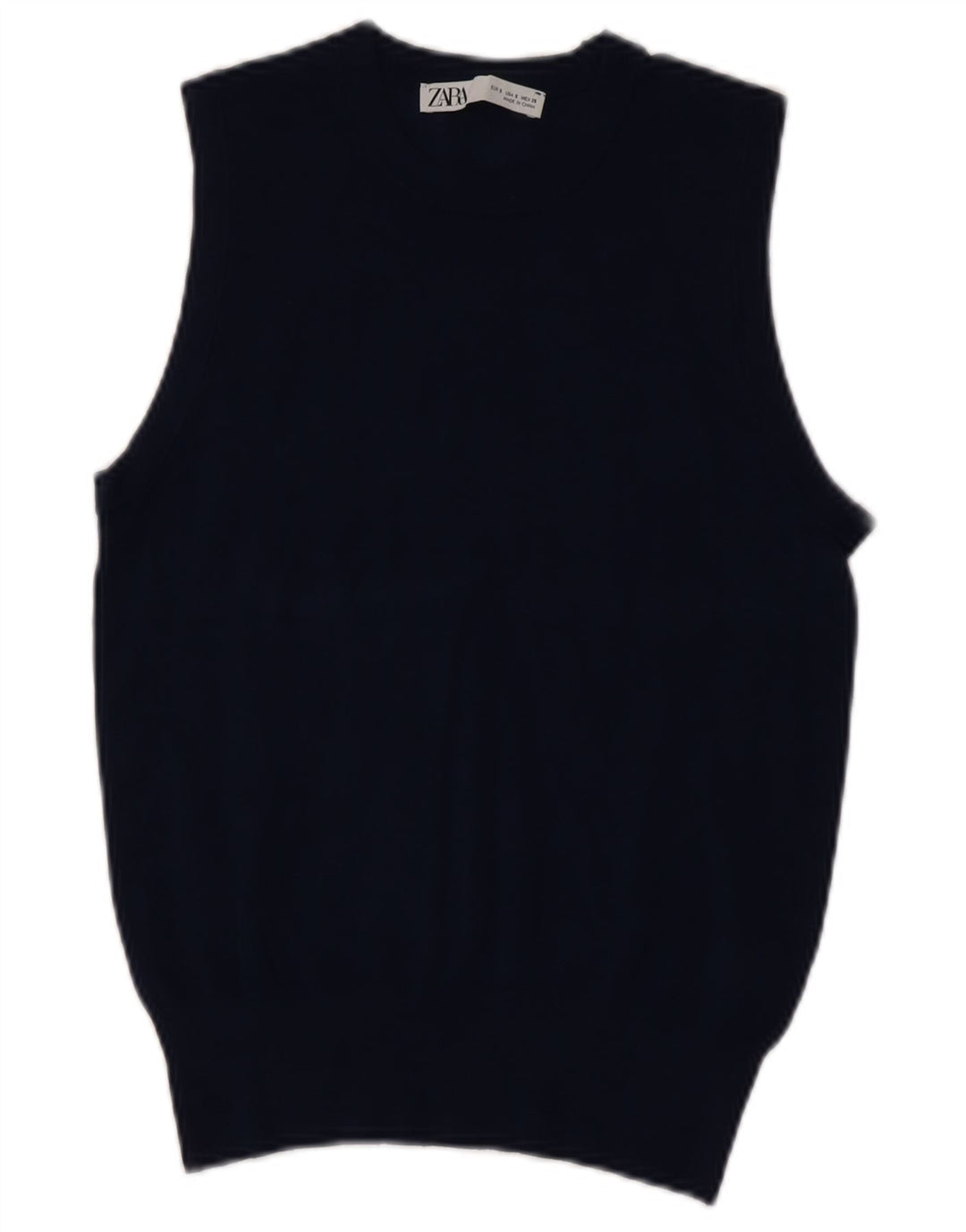 Canotta canotta da donna Zara UK 10 piccola blu navy