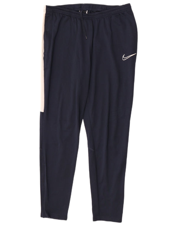 Pantaloni da tuta da uomo Adidas Dri Fit Large Blu Navy Colourblock