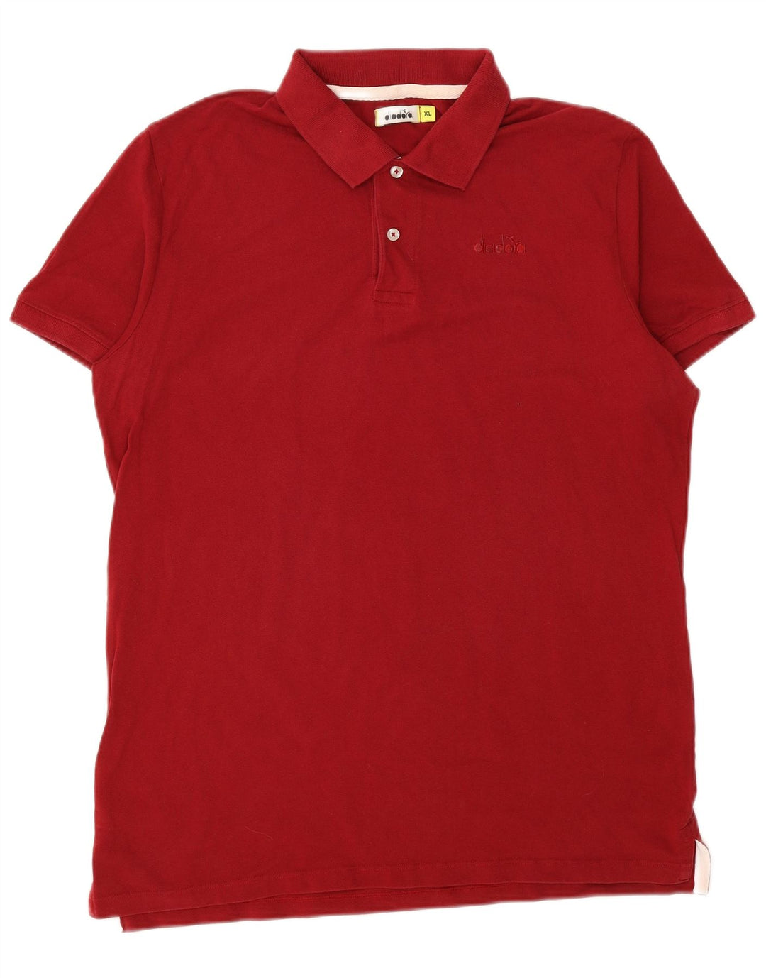 Polo Diadora Uomo XL Rosso Cotone