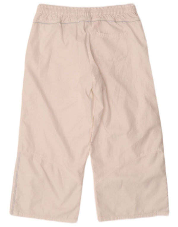 Pantaloni della tuta ADIDAS Capri da bambino 13-14 anni bianchi