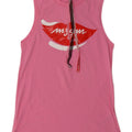 Canotta grafica per ragazze MSGM 13-14 anni in cotone rosa