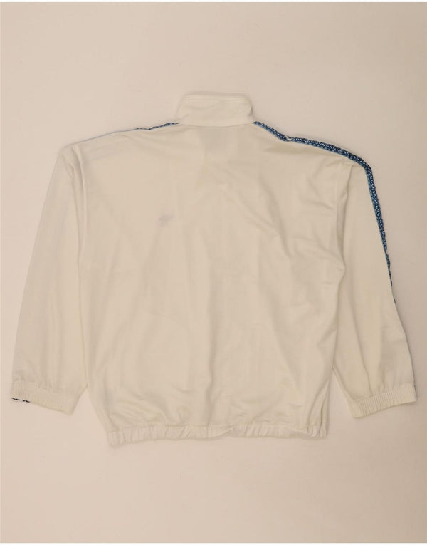Giacca da tuta grafica da uomo Diadora UK 42 Large White Colourblock