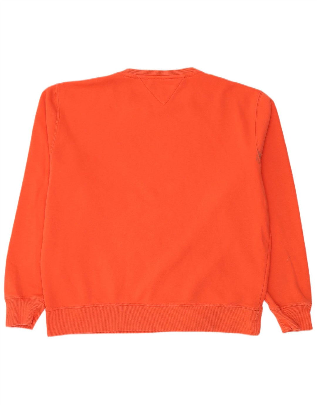 TOMMY HILFIGER Felpa da uomo Maglione 2XL Cotone arancione