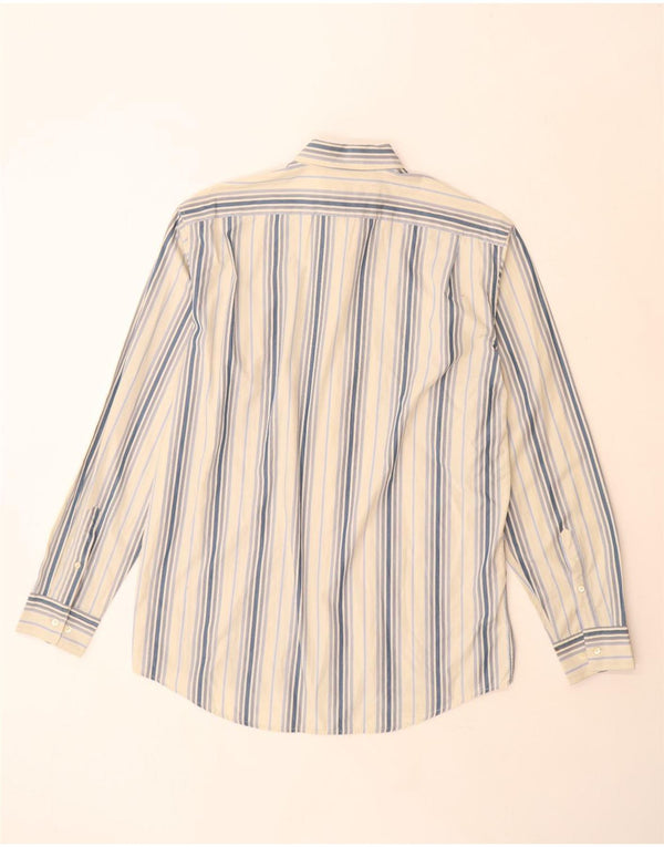 Camicia da uomo Lacoste taglia 41 cotone a righe blu medio