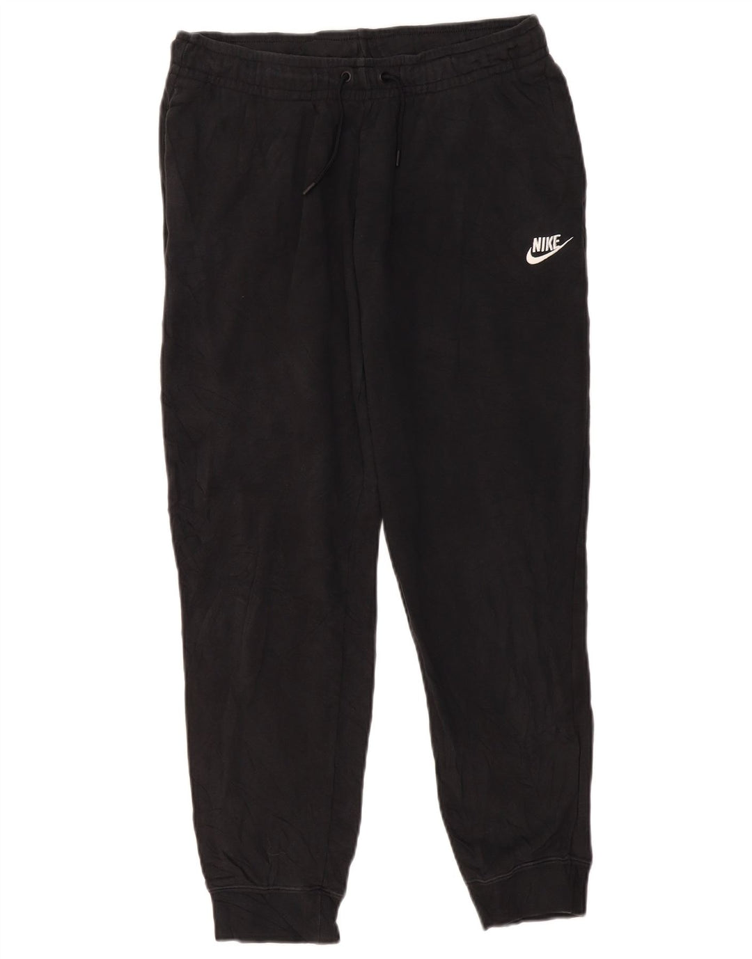 NIKE Pantaloni da tuta da donna Joggers UK 14 Medium Black Cotton