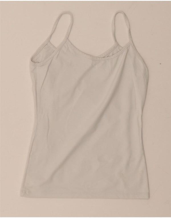 Canotta corta da donna Zara UK 8 piccola bianca