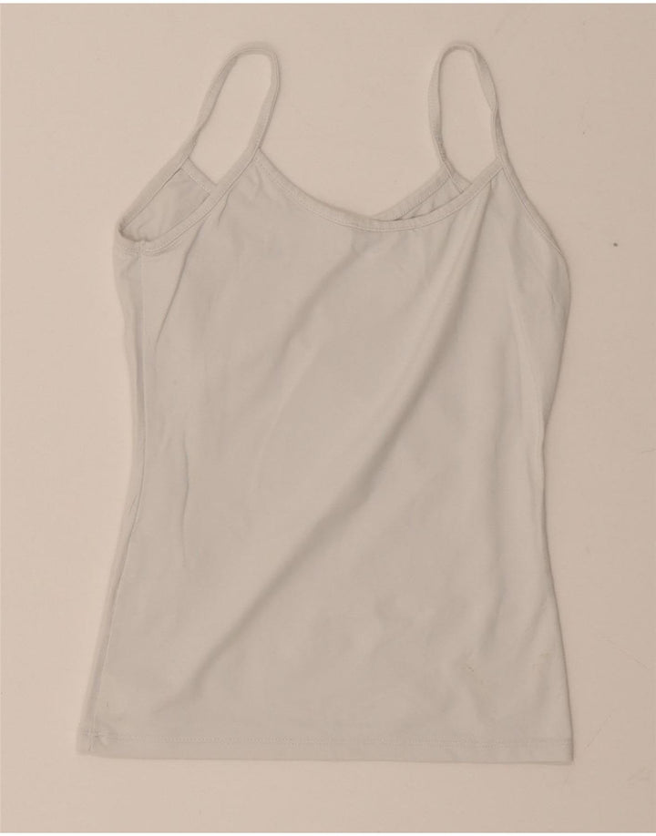 Canotta corta da donna Zara UK 8 piccola bianca