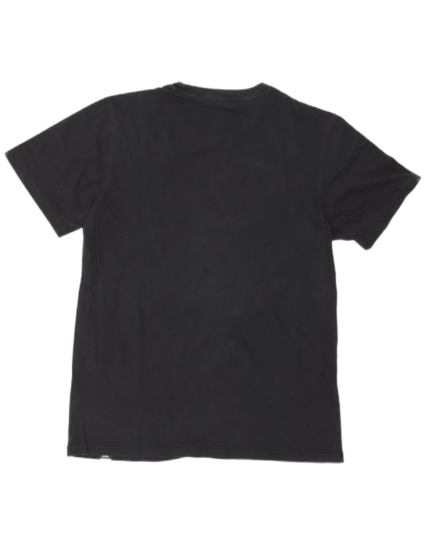 T-shirt grafica da uomo Adidas Top in cotone nero medio