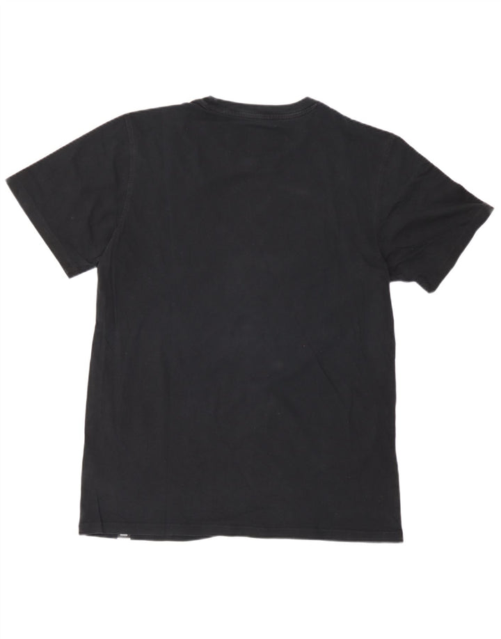 T-shirt grafica da uomo Adidas Top in cotone nero medio