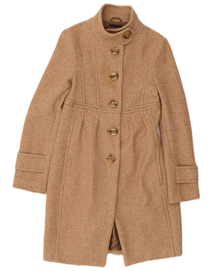 Soprabito Donna Sisley IT 40 Small Beige Spinato Poliestere