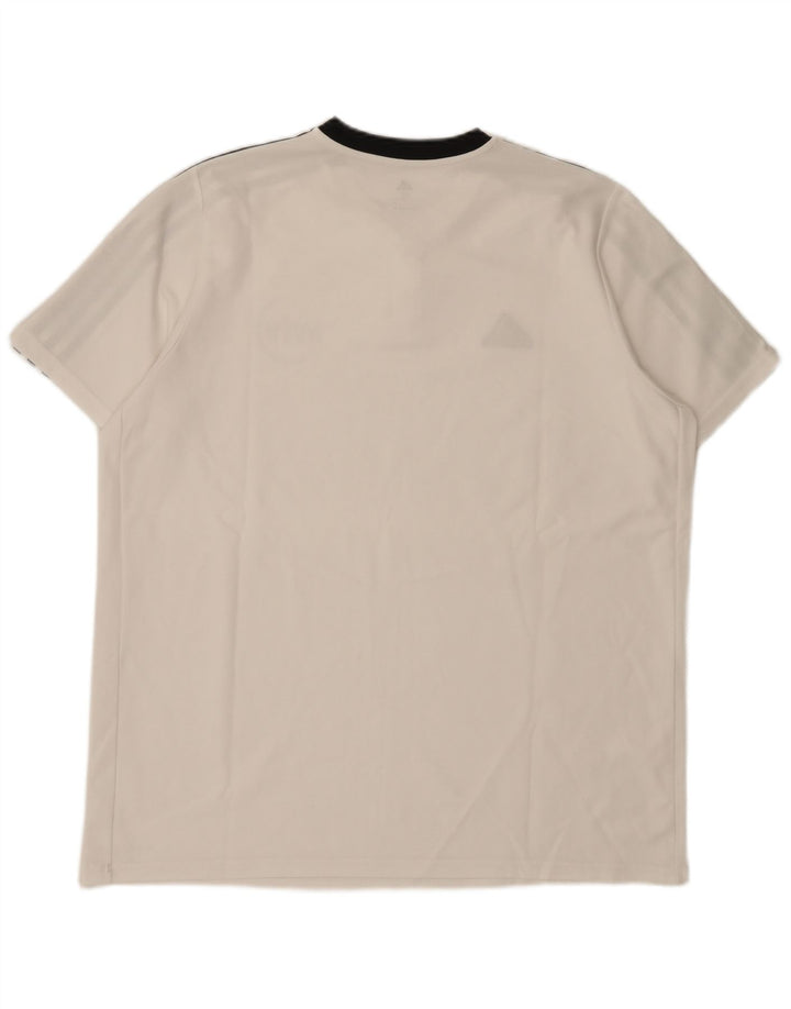 Maglietta Adidas Aeroready da uomo XL bianca