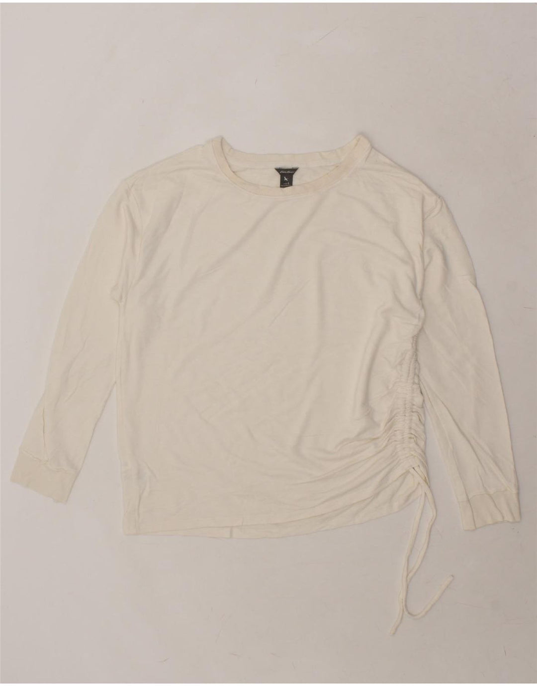 EDDIE BAUER Womens Blouse Top UK 16 Large White Viscose Vintage Eddie Bauer and Second-Hand Eddie Bauer from Messina Hembry 