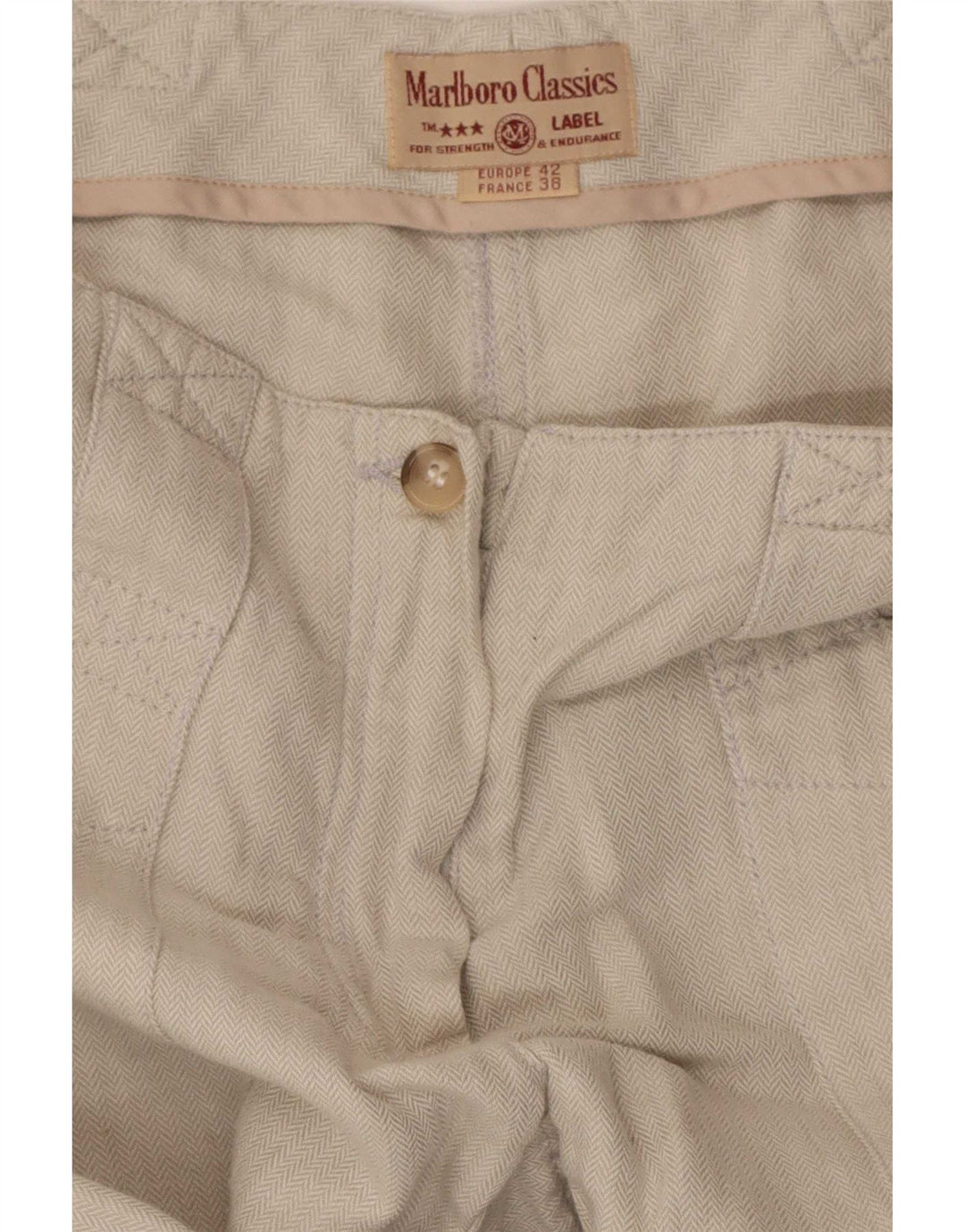 Pantaloni cargo da donna Marlboro Classics EU 42 Large W30 L30 Beige