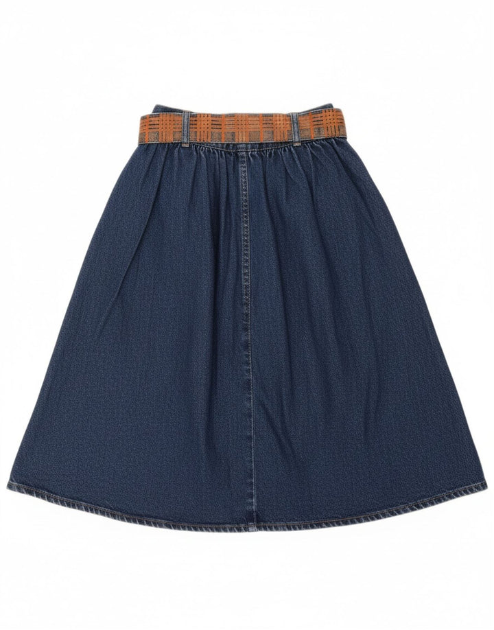 BENETTON Womens Denim Skirt W26 Small Navy Blue Vintage Benetton and Second-Hand Benetton from Messina Hembry 