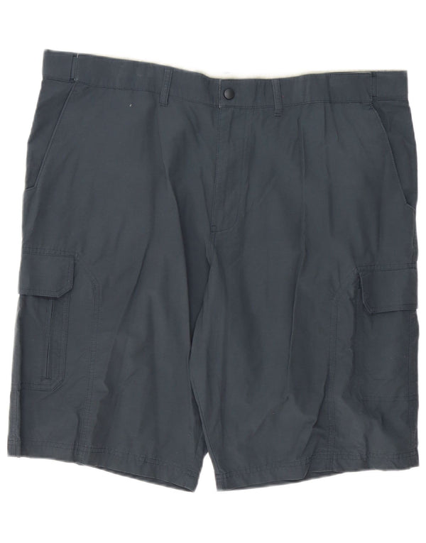 Pantaloncini cargo da uomo Marks & Spencer W42 2XL cotone grigio