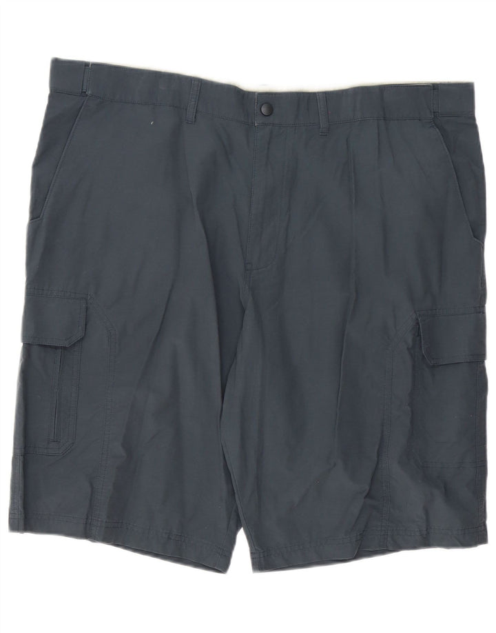 Pantaloncini cargo da uomo Marks & Spencer W42 2XL cotone grigio