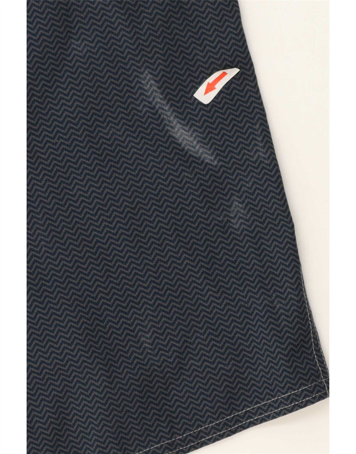 Patagonia Pantaloncini chino da uomo W30 Medium Navy Blue Chevron Poliestere