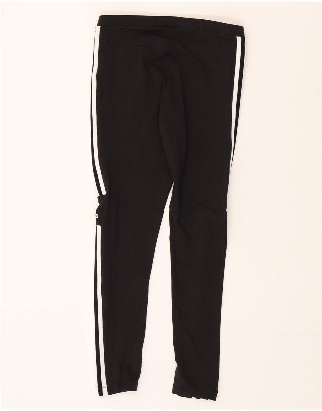 Leggings grafici da donna Adidas UK 12 cotone medio nero