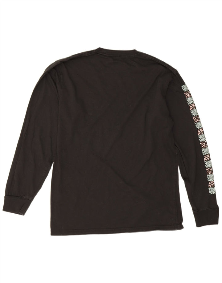 Vans Top grafico da uomo con vestibilità classica, manica lunga, cotone nero medio