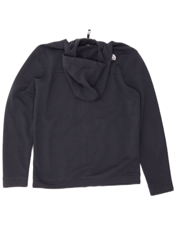 THE NORTH FACE Boys Zip Hoodie Sweater 13-14 Years XL Navy Blue Polyester