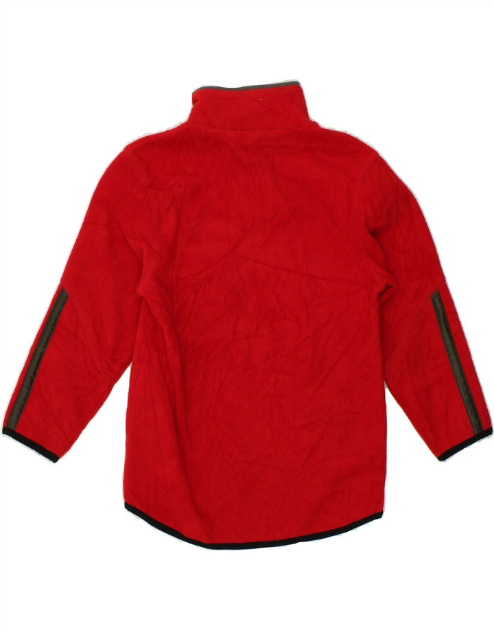 OLD NAVY Boys Fleece Jumper 10-11 Years Medium Red Polyester Vintage Old Navy and Second-Hand Old Navy from Messina Hembry 