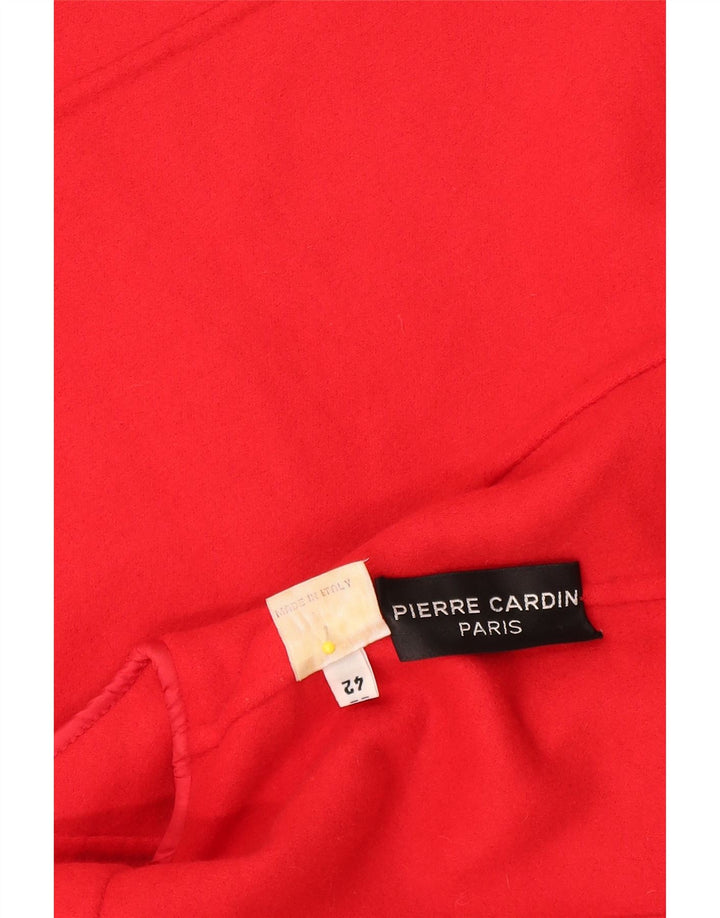 Giacca blazer da donna a 1 bottone Pierre Cardin IT 42 Lana rossa media classica