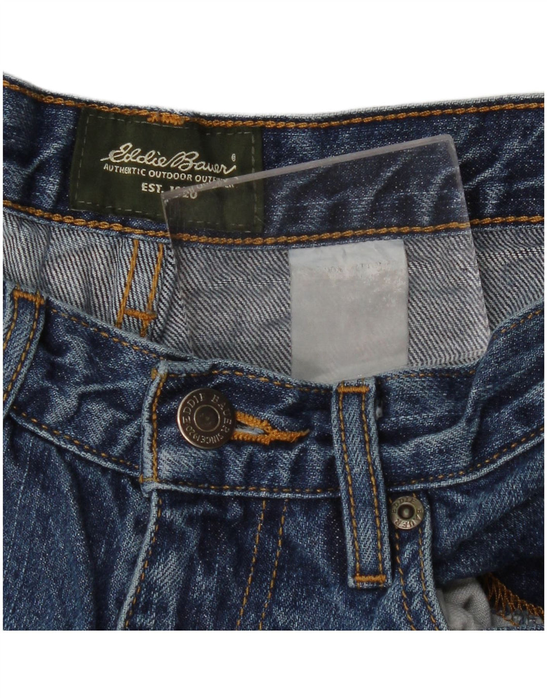 Jeans dritti da donna Eddie Bauer W30 L31 Blu