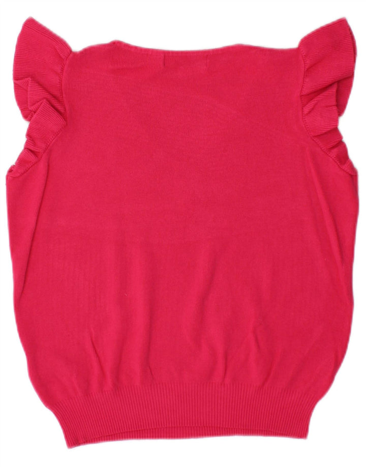 Canotta corta da donna Marks & Spencer oversize UK 10 piccola rosa