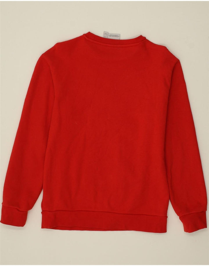 ADIDAS Mens Graphic Sweatshirt Jumper XS Black Cotton Vintage Adidas and Second-Hand Adidas from Messina Hembry 