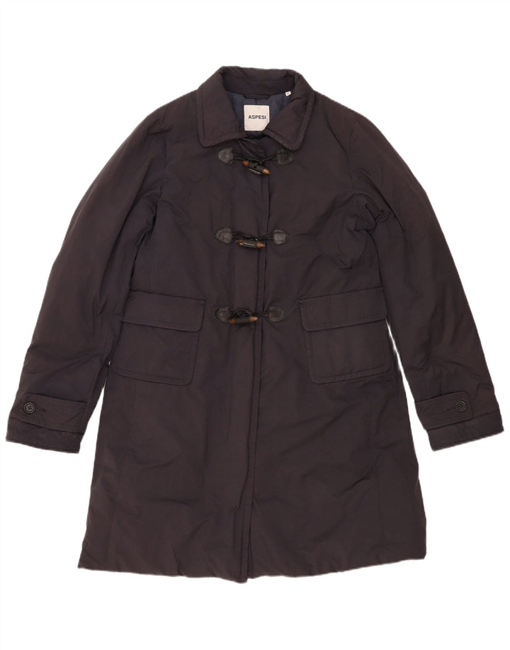 Montgomery da donna Aspesi UK 16 grande poliestere blu navy