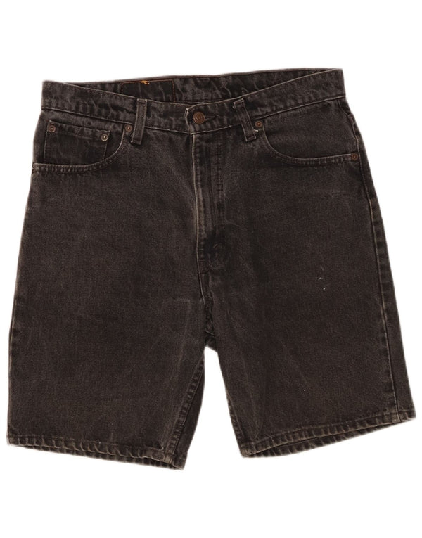 Levi's Uomo 550 Pantaloncini di jeans dalla vestibilità rilassata W34 Large Grigio Cotone
