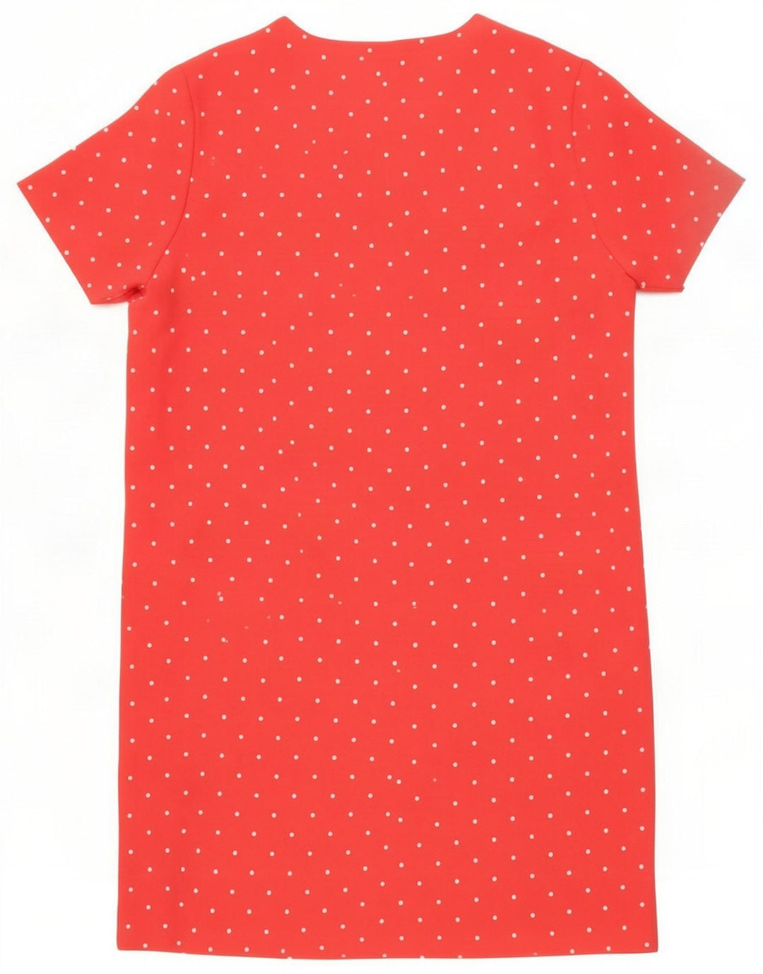 Marks & Spencer vestito a trapezio da donna UK 16 grande rosa maculato poliestere