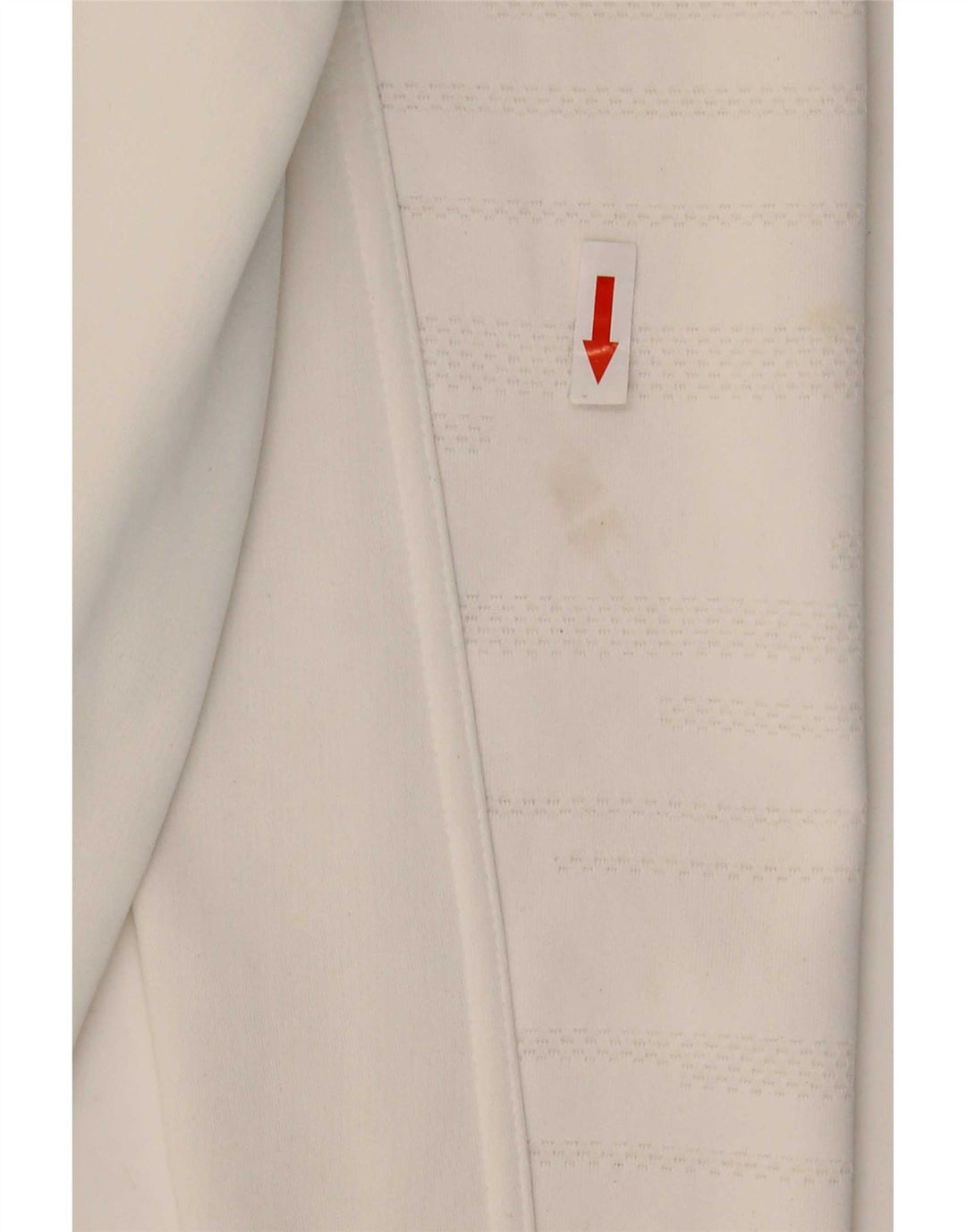 Giacca superiore della tuta Nike Therma-Fit da donna UK 12 poliestere bianco medio