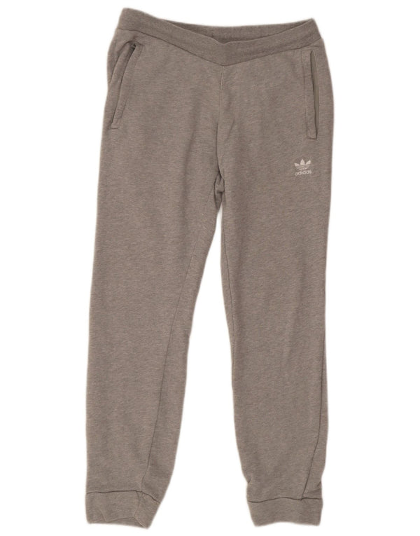 Pantaloni da tuta da donna Adidas Joggers UK 14 cotone grigio medio