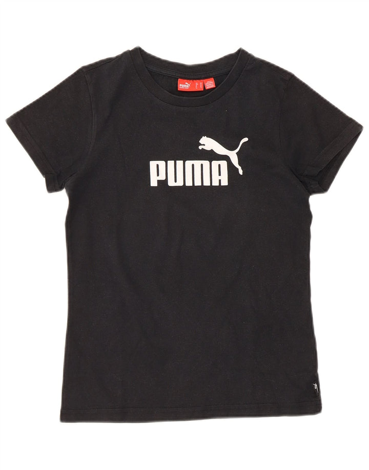 T-shirt grafica da donna Puma UK 8 Small Nera