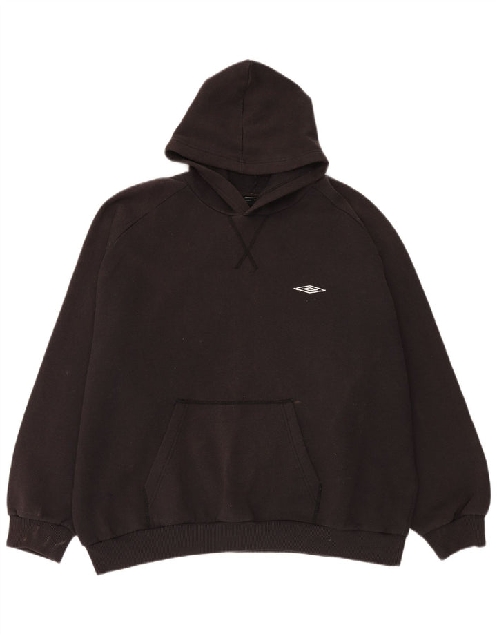 Felpa con cappuccio oversize da donna Umbro UK 20 2XL Poliestere nero