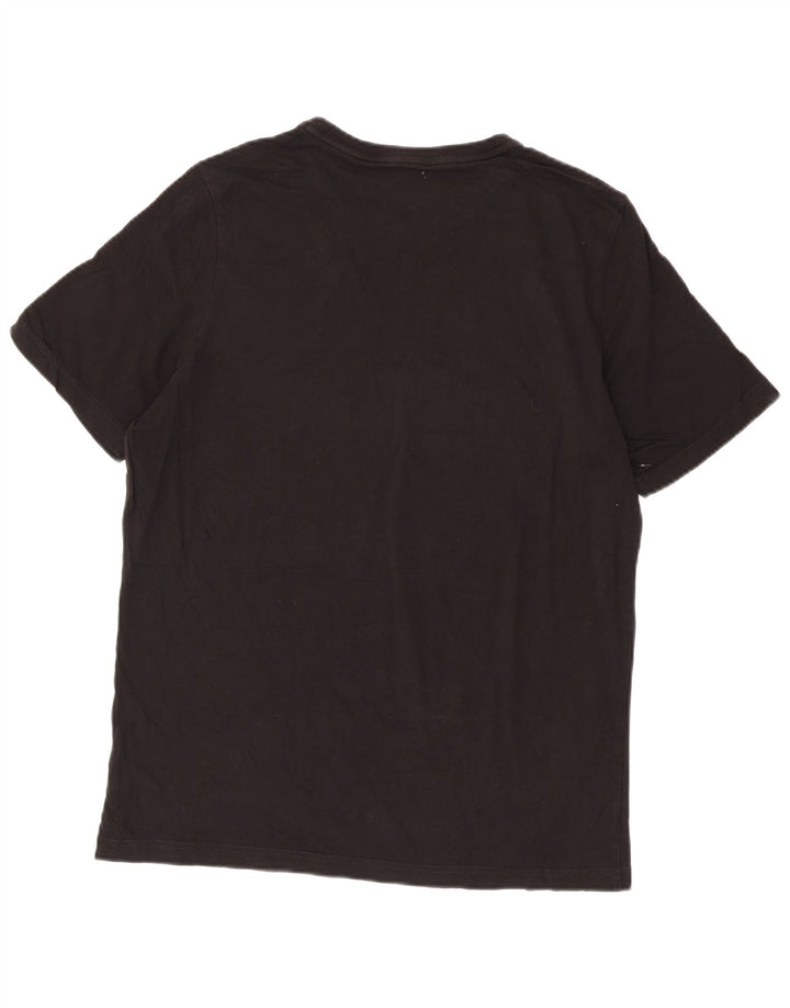 T-shirt grafica da uomo Puma Top grande in cotone nero