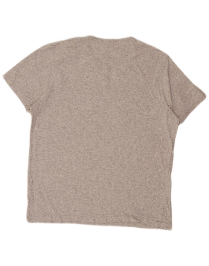 T-shirt da uomo dalla vestibilità classica Jack Wills Top grande in cotone grigio