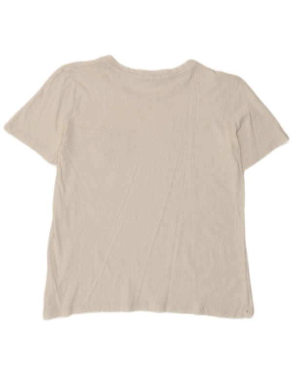 T-shirt Zara da donna Top UK 10 piccola bianca