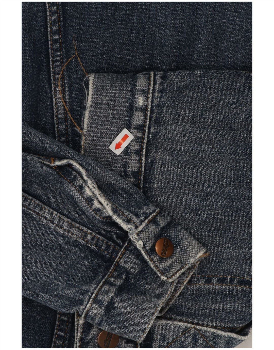 Giacca di jeans da donna Wrangler UK 14 Cotone blu medio