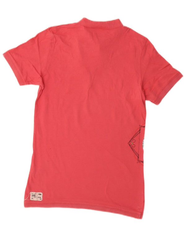 T-shirt grafica da donna Puma UK 10 piccola rossa in cotone
